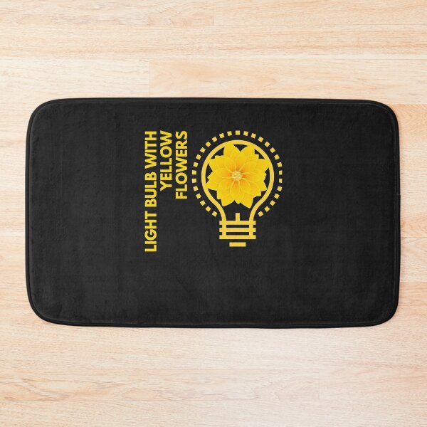 Item preview, Light Bulb With Yellow Flowers , funny flowers. designed and sold by virnmjan.