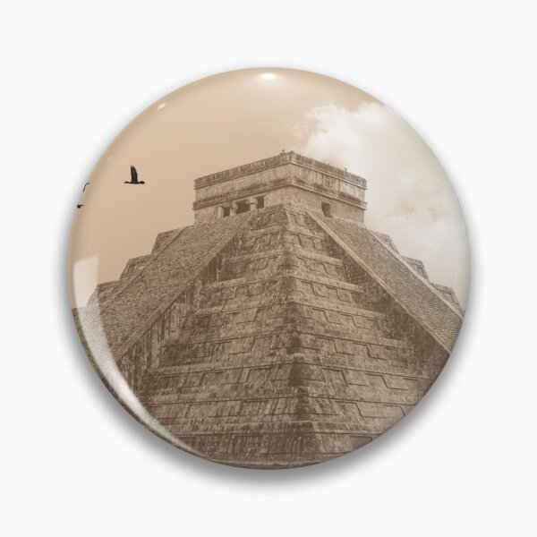 Item preview, Chichen Itza Mexico Mayan Pyramid El Castillo Art designed and sold by boholoc0.