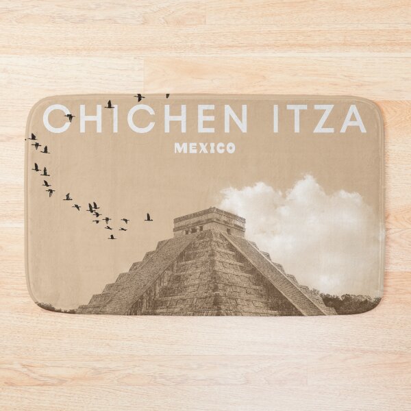 Item preview, Chichen Itza Mexico Mayan Pyramid El Castillo Art designed and sold by boholoc0.