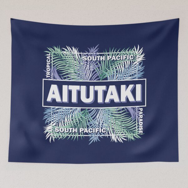 Item preview, Aitutaki Tropical Summer Palm Leaves Design designed and sold by CynthiaGraphics.