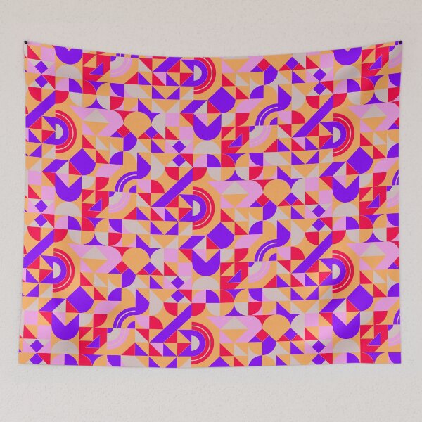 Item preview, geometric colorful patterns conceptual Art - Abstract Neo Geo graphic design designed and sold by Design Repo.