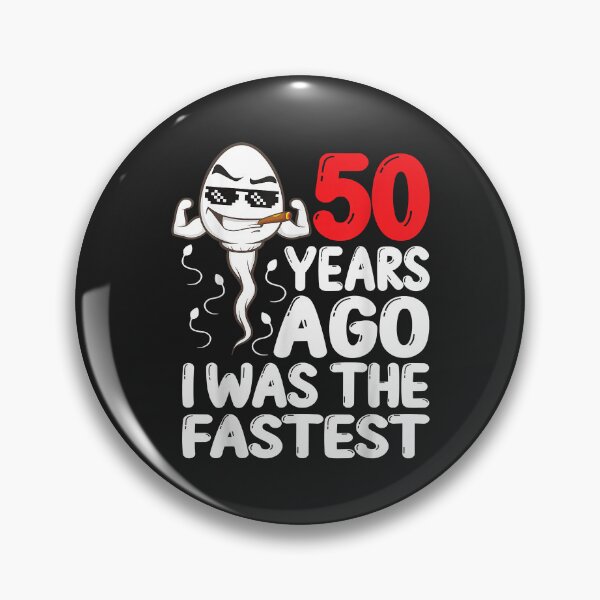 Item preview, Mens 50th Birthday Gag dress 50 Years Ago I Was The Fastest Funny designed and sold by JeffreyMCombs.