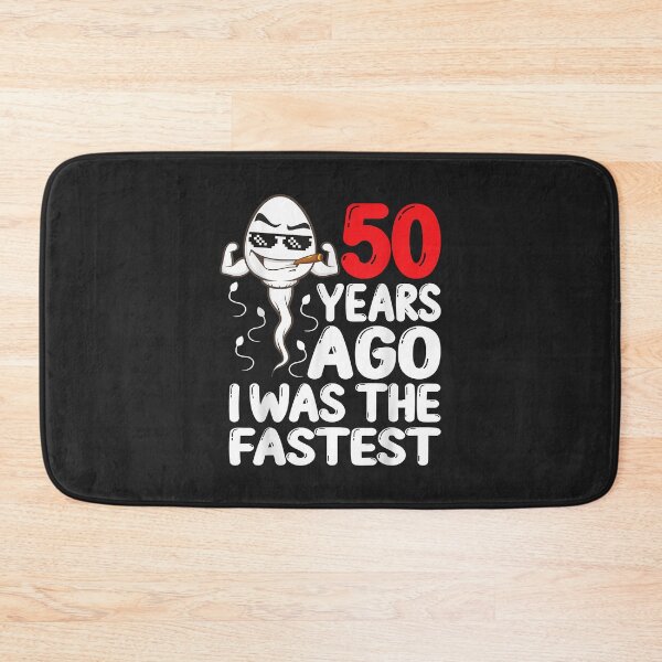 Item preview, Mens 50th Birthday Gag dress 50 Years Ago I Was The Fastest Funny designed and sold by JeffreyMCombs.