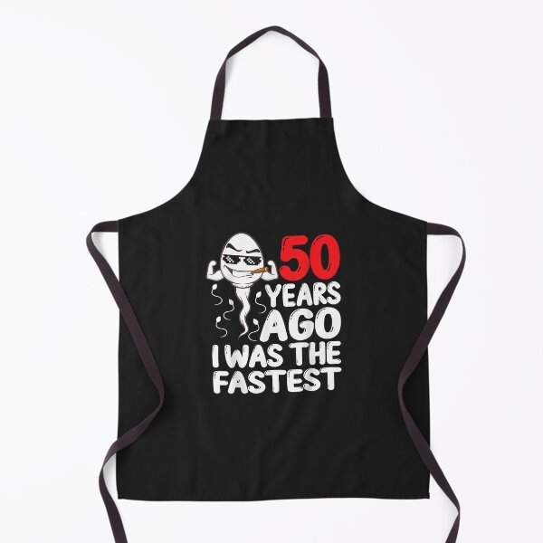 Item preview, Mens 50th Birthday Gag dress 50 Years Ago I Was The Fastest Funny designed and sold by JeffreyMCombs.