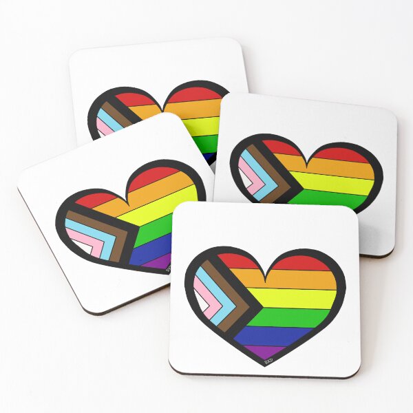 Item preview, Progressive Pride Heart designed and sold by Comfort-Station.
