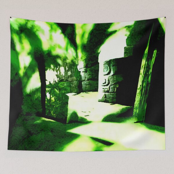 Item preview, Templo del bosque, arte AI designed and sold by TwoMilesBlue.