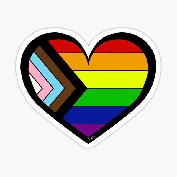 OOPSIE - Progressive Pride Flag Heart Sticky Notes – Noodle and Bean