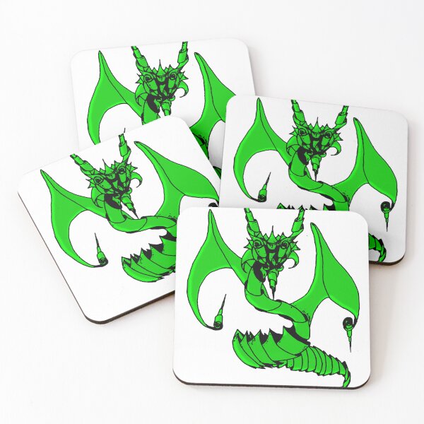 Item preview, Green Origami Dragon Art designed and sold by LBlaze.