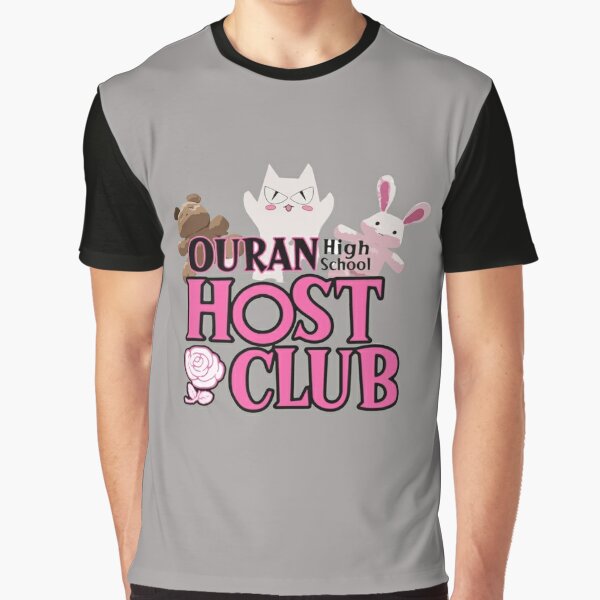 Ouran High School Host Club Pink Cafe Boyfriend Fit Girls T-Shirt