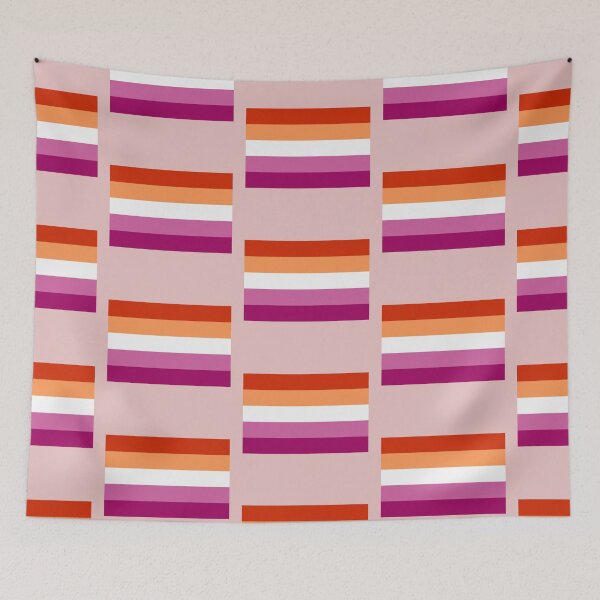 Item preview, Lesbian Pride Flag | Pride 2022 Wall Art Home Decor Inspo Queer LGBT LGBTQAI+ LGBTQ+ LGBT+ designed and sold by Two Otters Co.