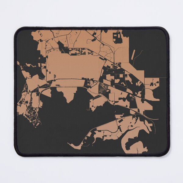 Item preview, Darwin Map Art Chocolate color Australia designed and sold by EpicMaps.