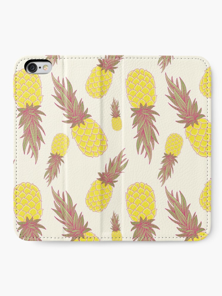 Alternate view of Fresh Pineapples! iPhone Wallet