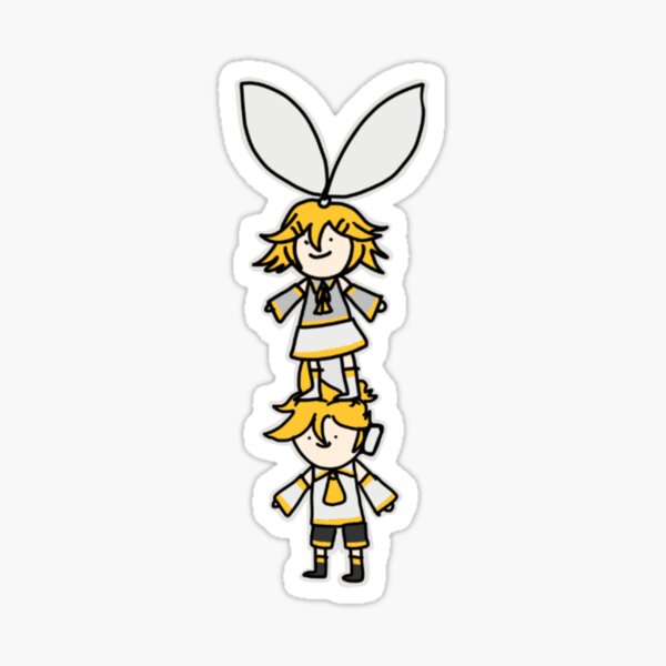 Chiguma Desu ( •ω•ฅ） — Vocaloid Family Waterproof Sticker Set Stick them