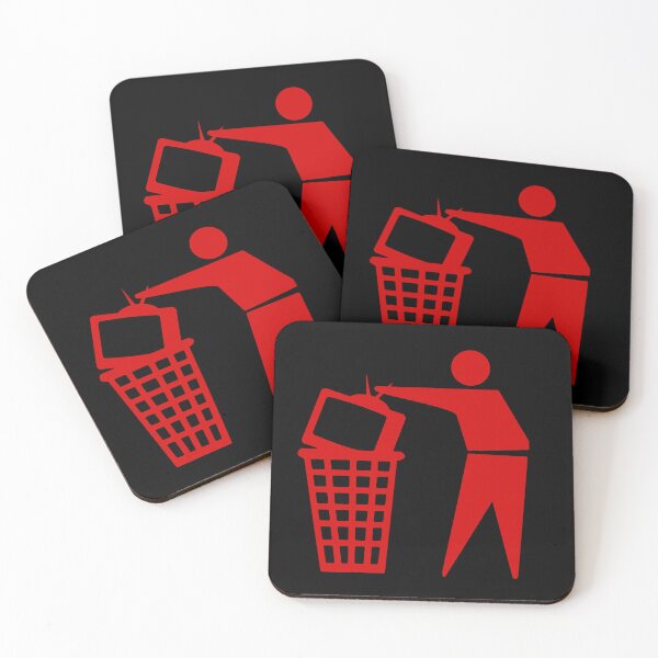 Item preview, Fake News, Trash the TV, Television in Trash can Stop watching the news designed and sold by ArtOfRebellion.