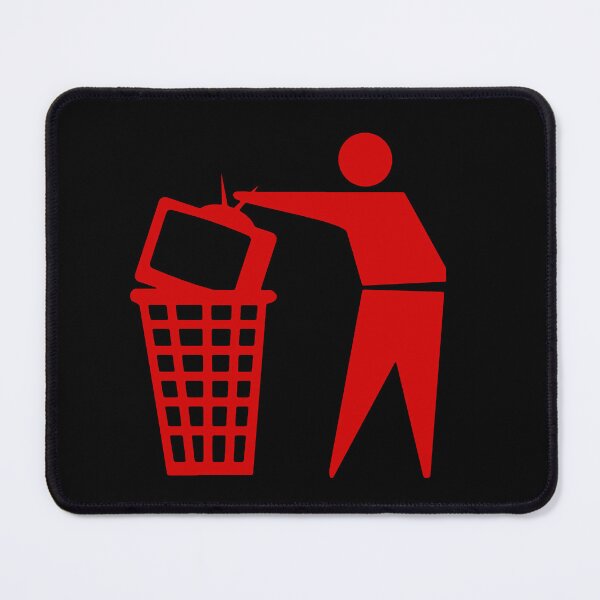 Item preview, Fake News, Trash the TV, Television in Trash can Stop watching the news designed and sold by ArtOfRebellion.