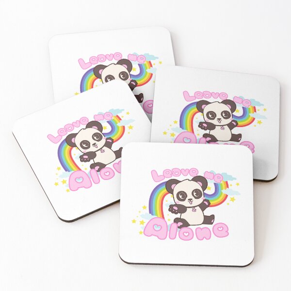 Item preview, Leave me alone Rainbow Panda- Cute pink designed and sold by Anxatzi.