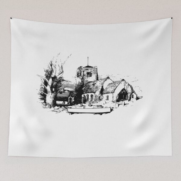 Item preview, Monochrome Black and white Castle Manor designed and sold by imhae.