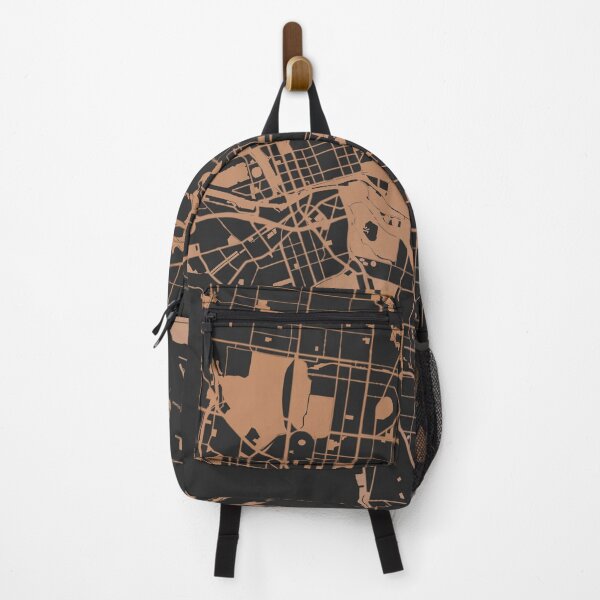 Item preview, Melbourne Map Art Chocolate color Australia designed and sold by EpicMaps.