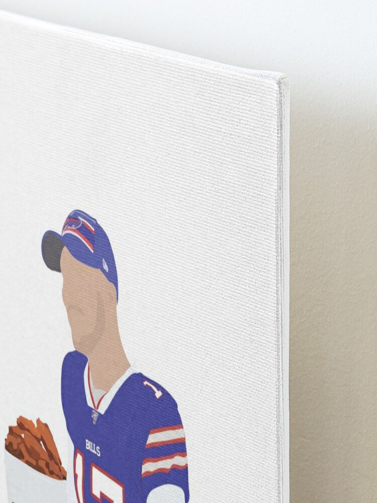 Josh Allen, Buffalo Bills, Duff's Chicken Wings Sticker | iPad Case & Skin