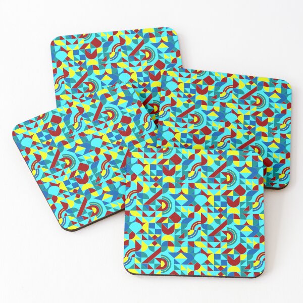 Item preview, geometric colorful patterns conceptual Art - Abstract Neo Geo graphic design designed and sold by Design Repo.