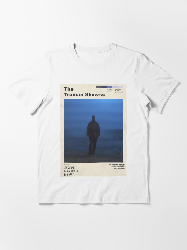 Vintage The Truman Show T-shirt, Movie - Black Shirts World