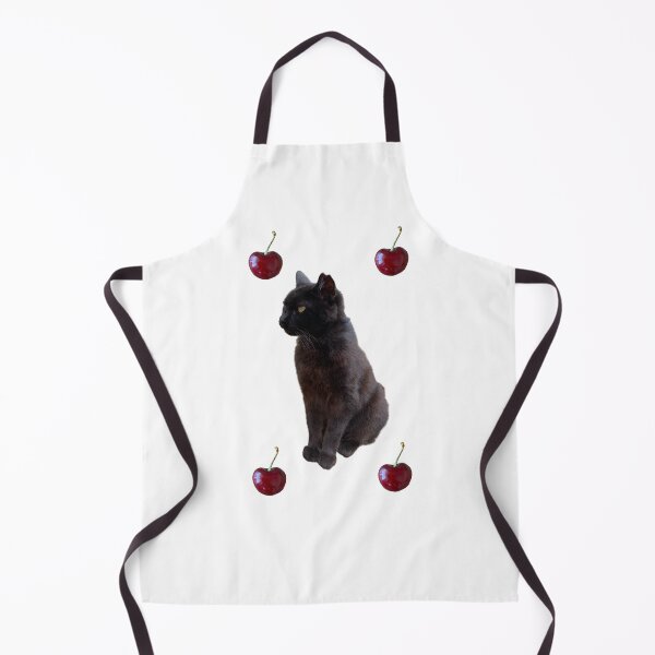 Item preview, The black cat and cherries designed and sold by boomantique.