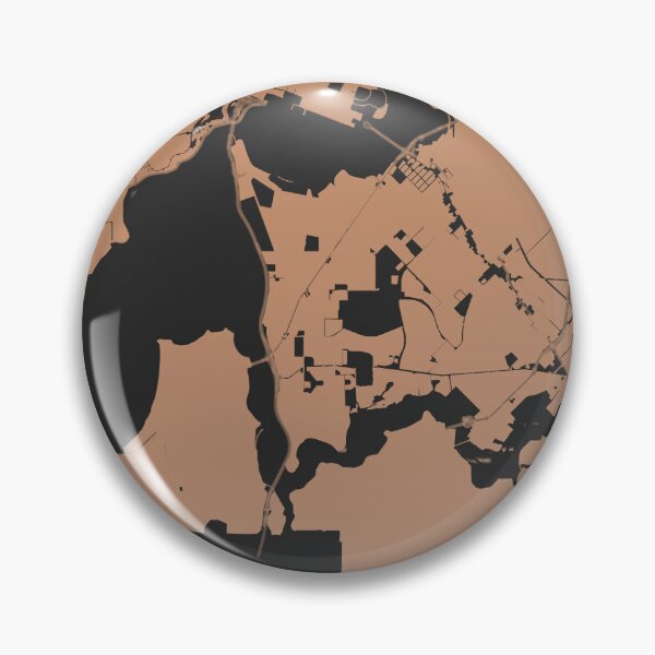 Item preview, Perth Map Art Chocolate color Australia designed and sold by EpicMaps.