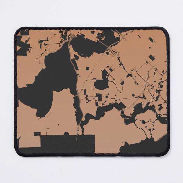 Item preview, Perth Map Art Chocolate color Australia designed and sold by EpicMaps.