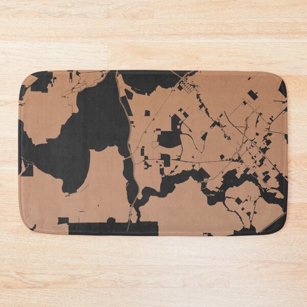 Item preview, Perth Map Art Chocolate color Australia designed and sold by EpicMaps.
