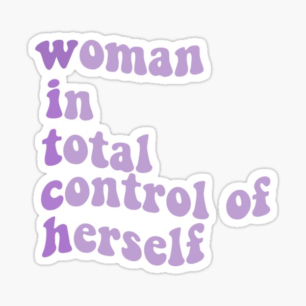 Item preview, Woman in total control of herself witch witches lyrics song devon cole feminist feminism purple designed and sold by emcazalet.