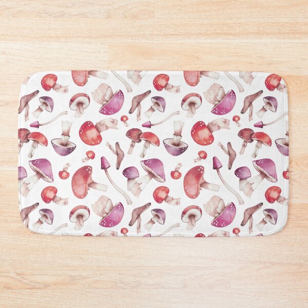 Item preview, Watercolor Mushrooms - Reds designed and sold by GinColorist.