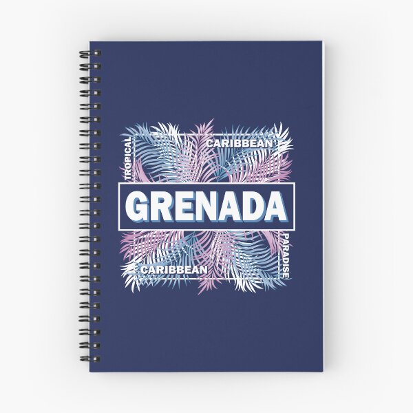 Item preview, Grenada Caribbean Tropical Summer Palm Leaves Design designed and sold by CynthiaGraphics.