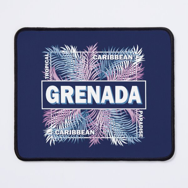 Item preview, Grenada Caribbean Tropical Summer Palm Leaves Design designed and sold by CynthiaGraphics.