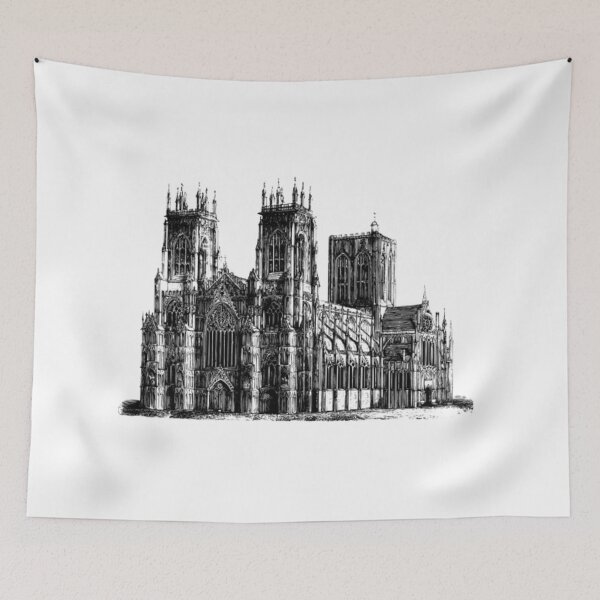Item preview, Monochrome Black and white Castle designed and sold by imhae.