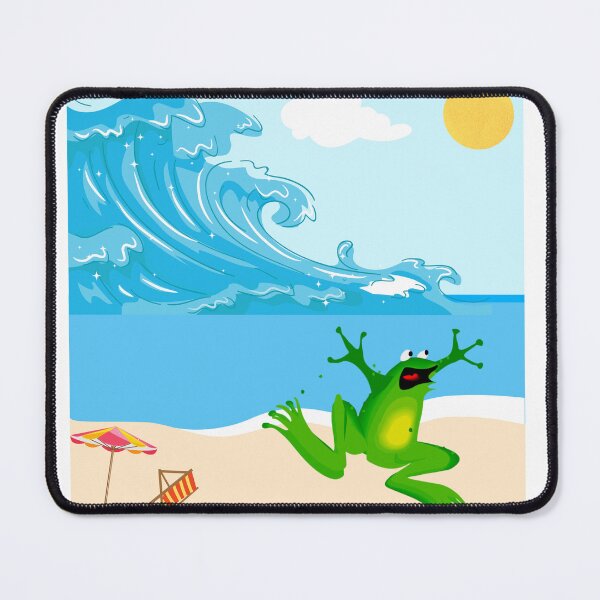 Item preview, Funny Frog Beach Vacation Over designed and sold by BoozieHumor.