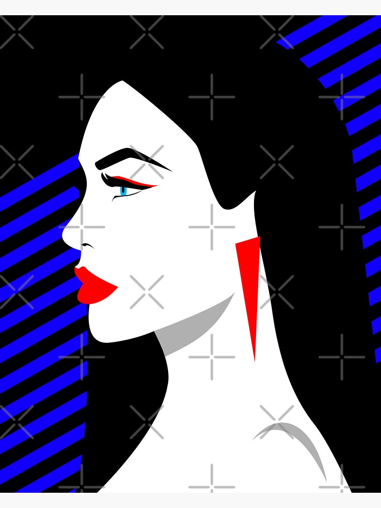 Thumbnail 3 of 3, Sticker, Woman Pop art designed and sold by djspacegr.