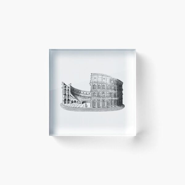 Item preview, Monochrome Black and white Tree Colosseum designed and sold by imhae.