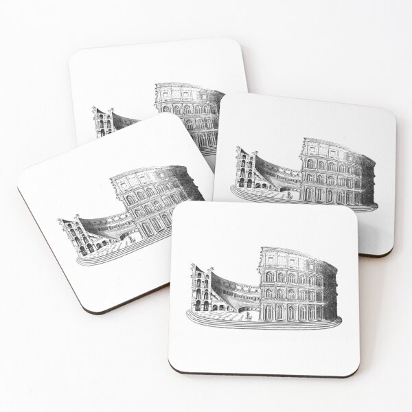 Item preview, Monochrome Black and white Tree Colosseum designed and sold by imhae.