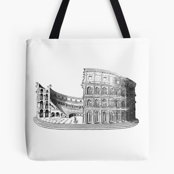 Item preview, Monochrome Black and white Tree Colosseum designed and sold by imhae.