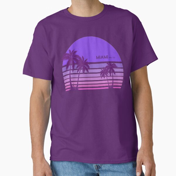 Synthwave - Miami FM-77 Classic T-Shirt