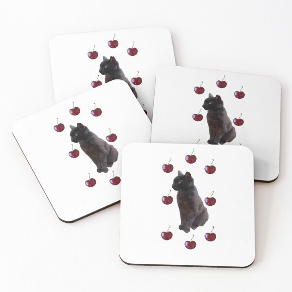 Item preview, The Black Cat - cherries designed and sold by boomantique.