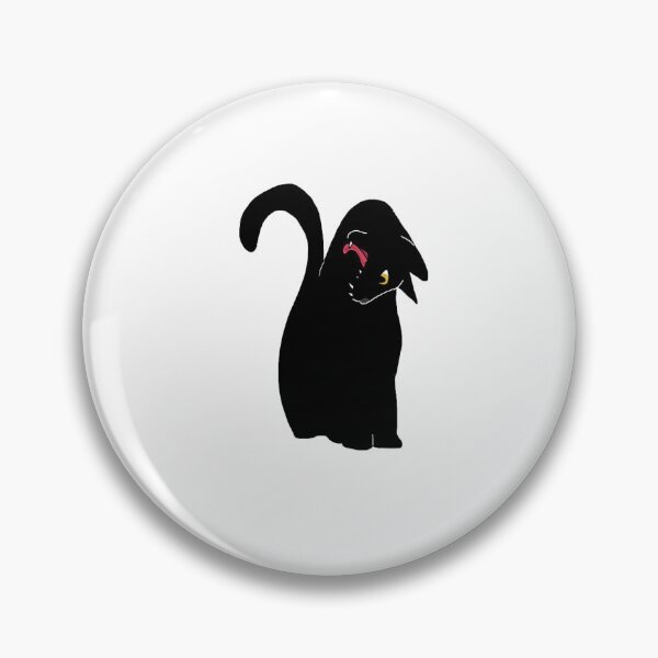 Artikelvorschau, Verrückte schwarze Katze entworfen und verkauft von pocketurtle.