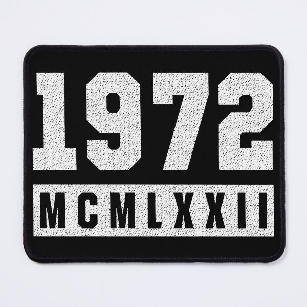 Item preview, Vintage 1972 Roman Numerals designed and sold by MarkTees.