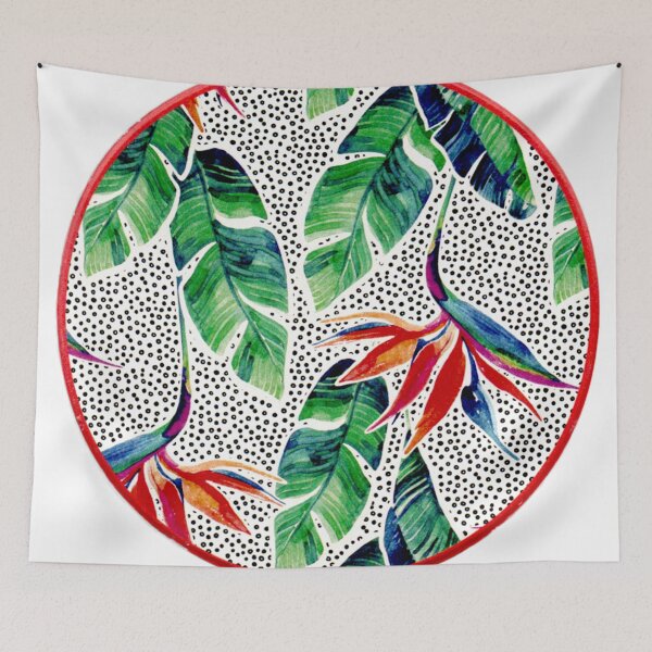 Item preview, Floral Strelitzia Pattern designed and sold by chanzds.