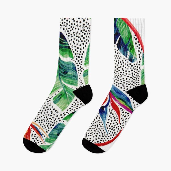 Item preview, Floral Strelitzia Pattern designed and sold by chanzds.