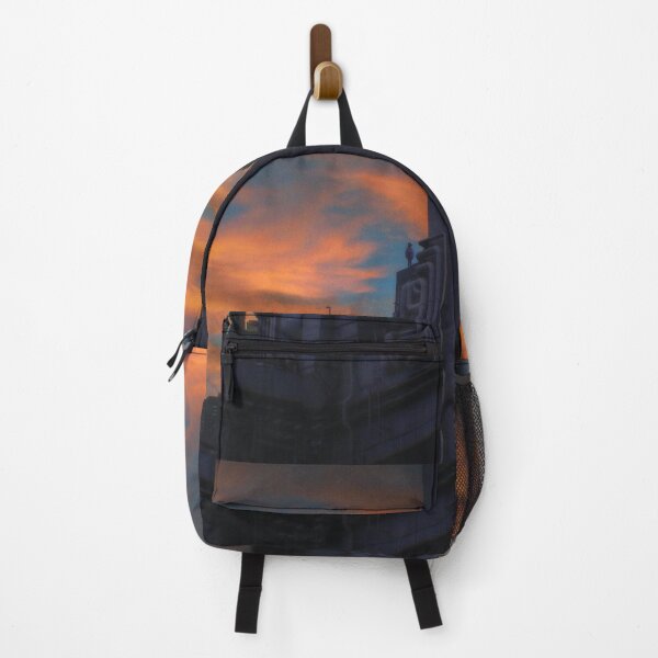 Item preview, Rooftop Cozy Sunrise Sunset Scenery Art City Skyline View designed and sold by Y. HJ2.