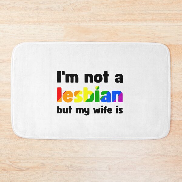 Item preview, FUNNY I'M NOT A LESBIAN BUT MY WIFE IS LGBT GAY PRIDE DESIGN designed and sold by appareltolove.
