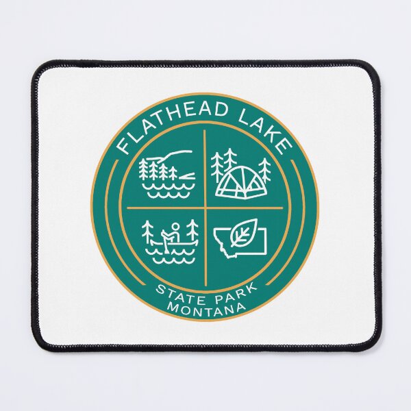 Item preview, Flathead Lake State Park Heraldic Logo designed and sold by VanyaKar.