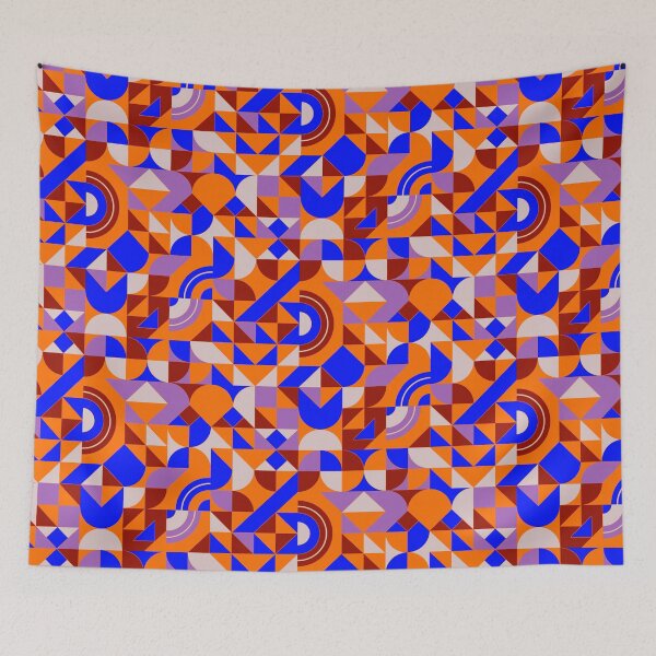 Item preview, geometric colorful patterns conceptual Art - Abstract Neo Geo graphic design designed and sold by Design Repo.