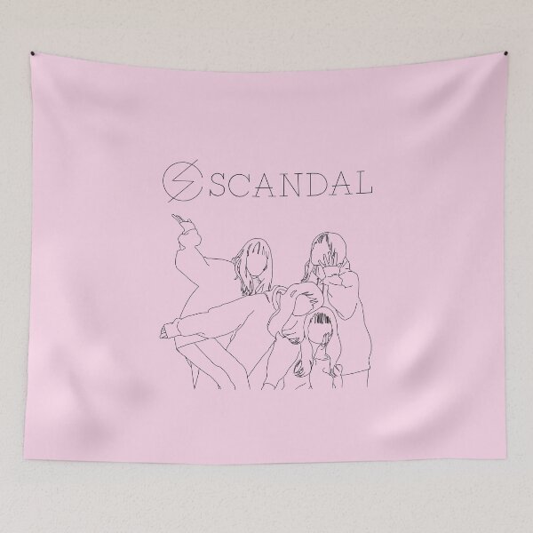 Item preview, Scandal Japanese Band Line Art with Logo designed and sold by Toshi and Co..